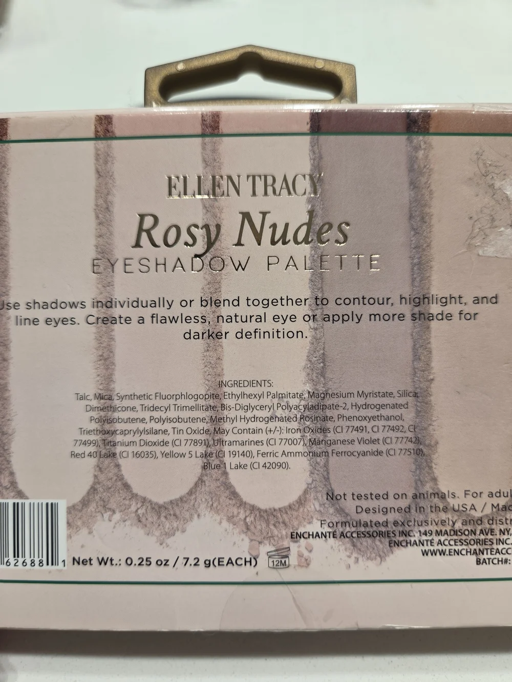 Ellen Tracy Rosy Nudes Eyeshadow Palettes - Pink Nude Shades